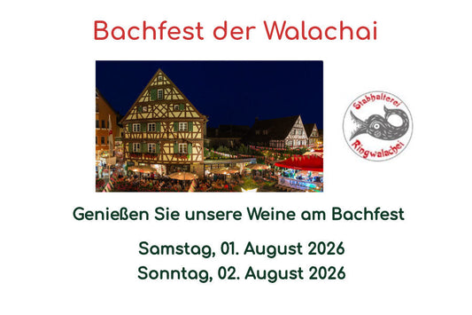 Bachfest am 1. & 2. August 2026