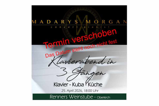 25. April 2026 Klavierabend in 3 Gängen