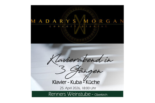 25. April 2026 Klavierabend in 3 Gängen